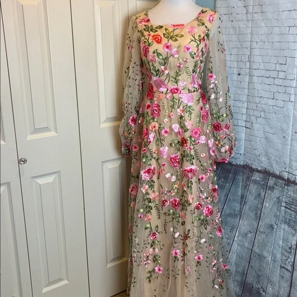 elegant dresses near me Fairy Ball Gown Off the Shoulder Tulle Pink Prom Dresses Custom Color / Custom Size